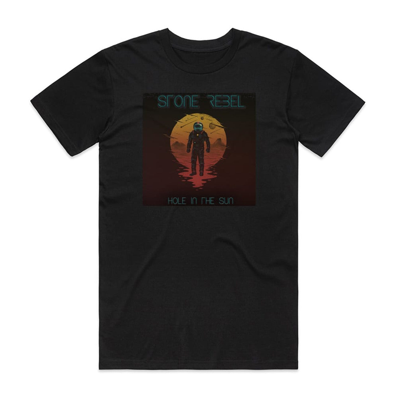 Stone Rebel Hole In The Sun T-Shirt Black