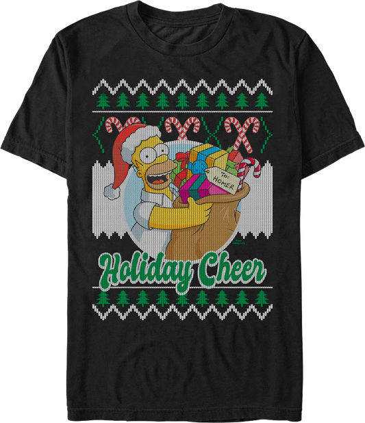 Holiday Cheer Simpsons T-Shirt