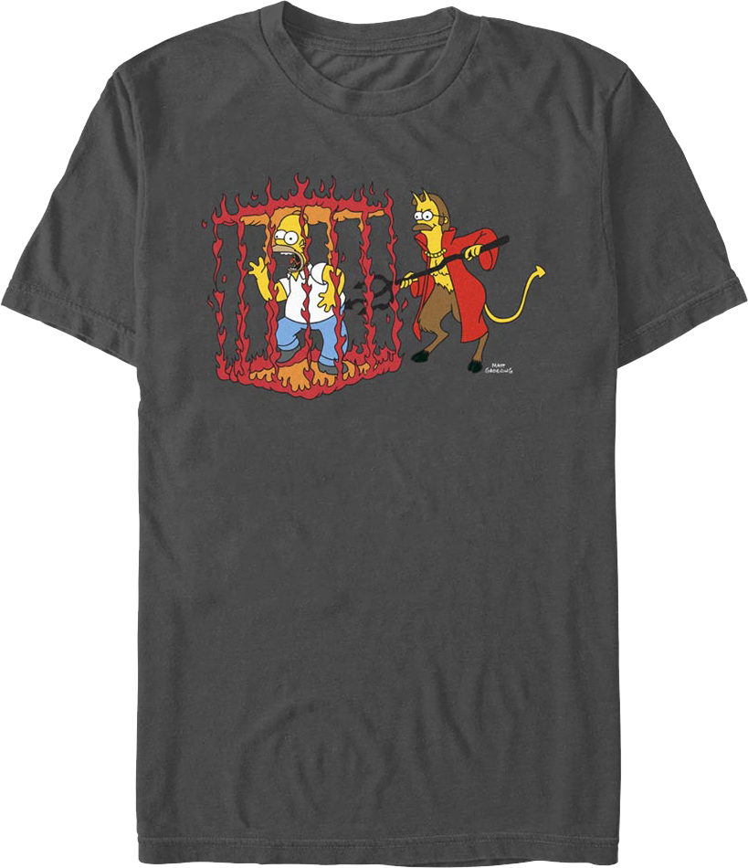 Homer In Devil's Cage The Simpsons T-Shirt