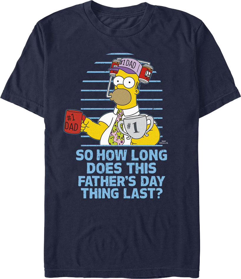 Homer Simpson Father's Day Simpsons T-Shirt