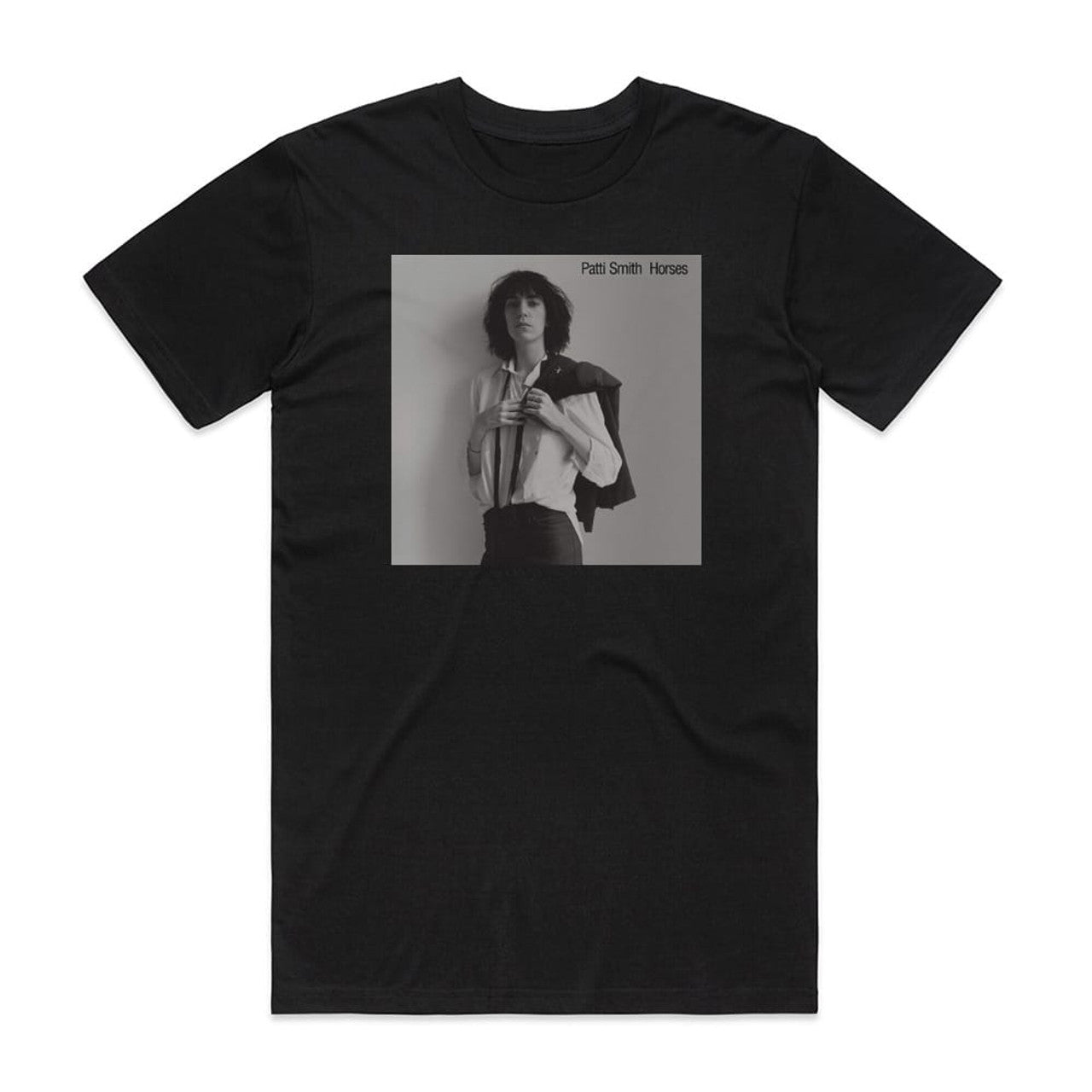 Patti Smith Horses T-Shirt Black