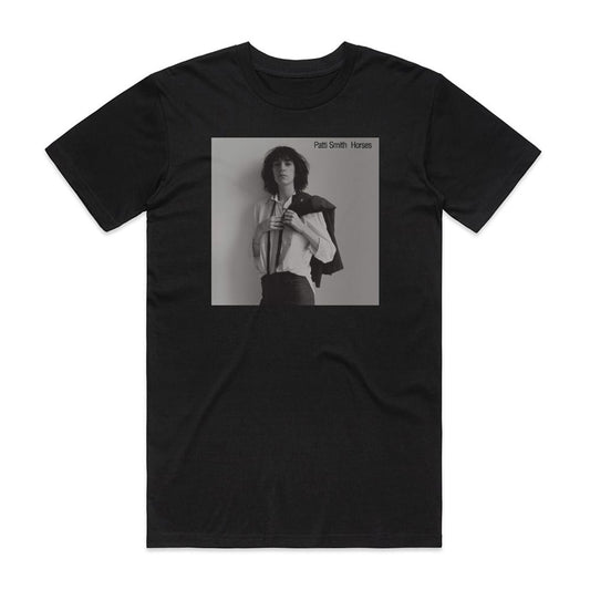 Patti Smith Horses T-Shirt Black