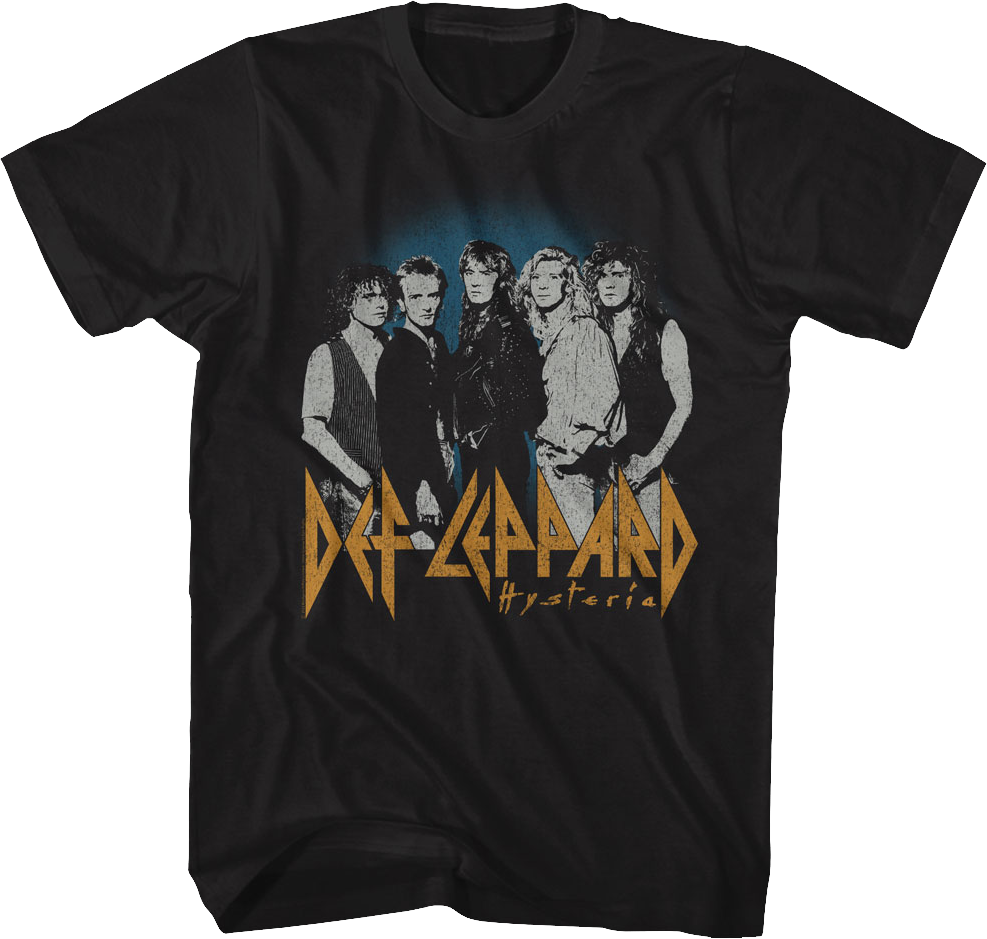 Hysteria Group Photo Def Leppard T-Shirt