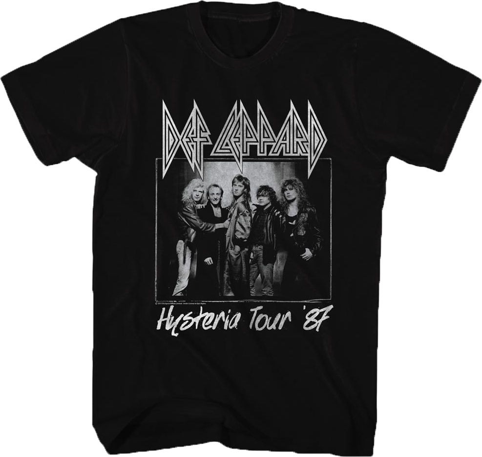 Hysteria Tour Def Leppard T-Shirt