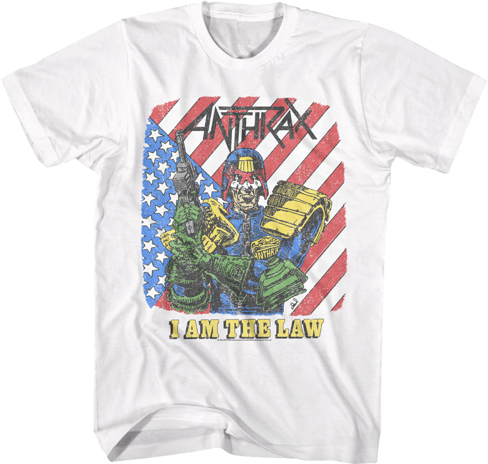 I Am The Law Anthrax T-Shirt