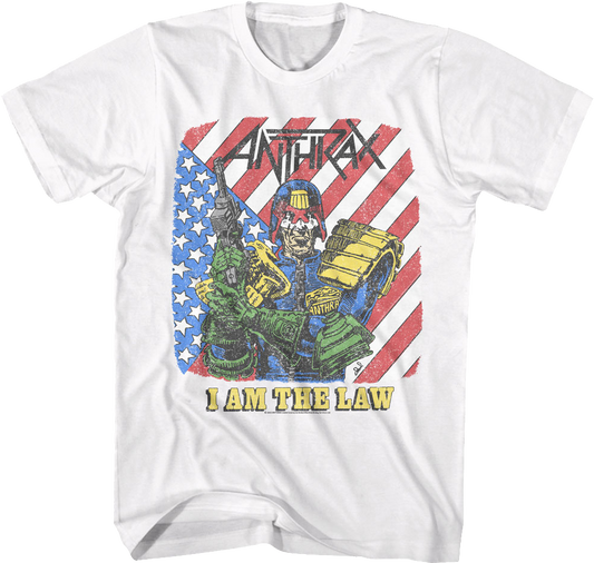 I Am The Law Anthrax T-Shirt