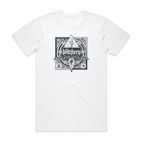 Witchery In His Infernal Majestys Service Album Cover T-Shirt White