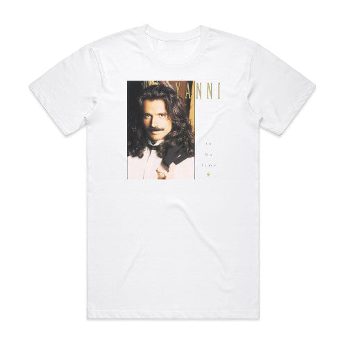 Yanni In My Time Album Cover T-Shirt White