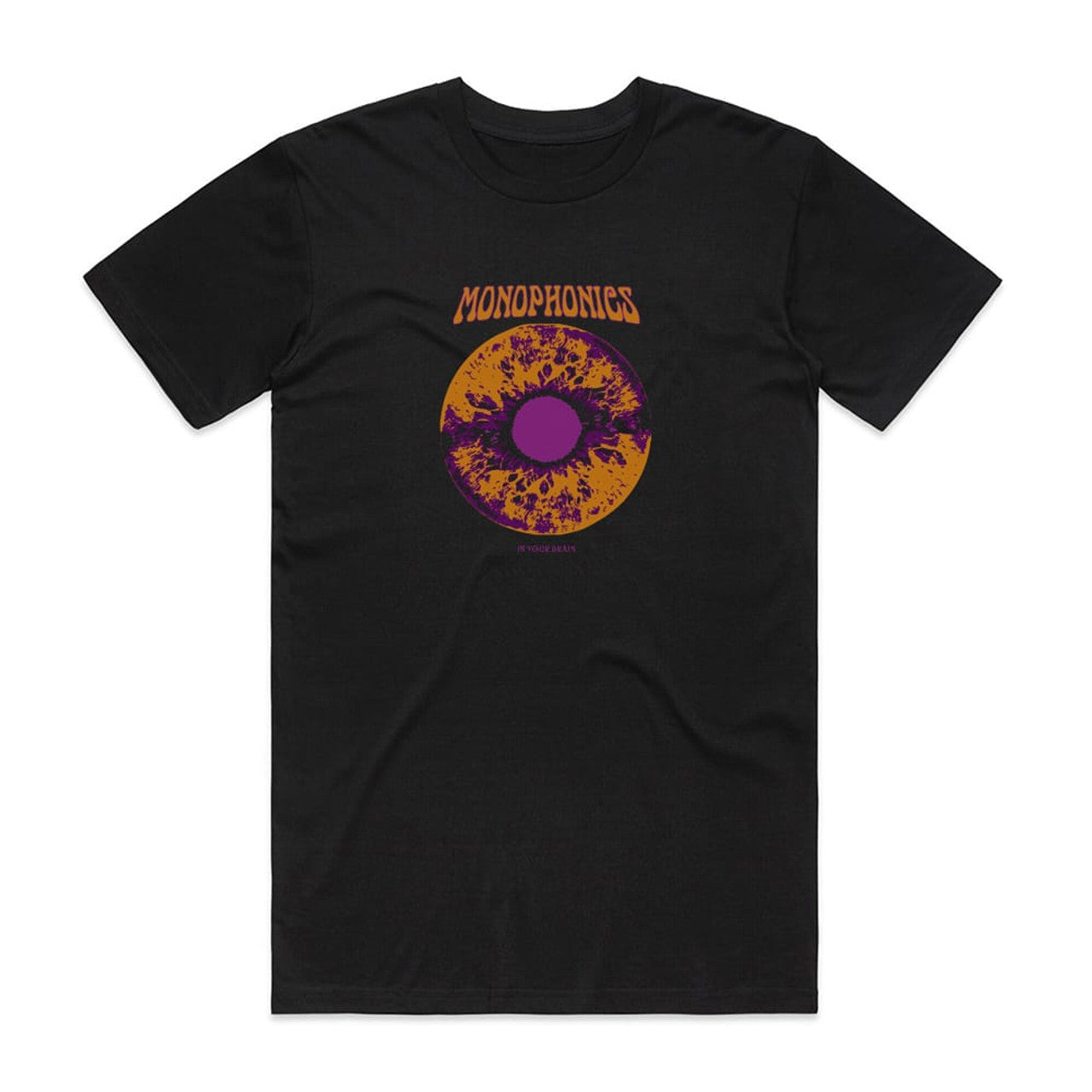 Monophonics In Your Brain T-Shirt Black