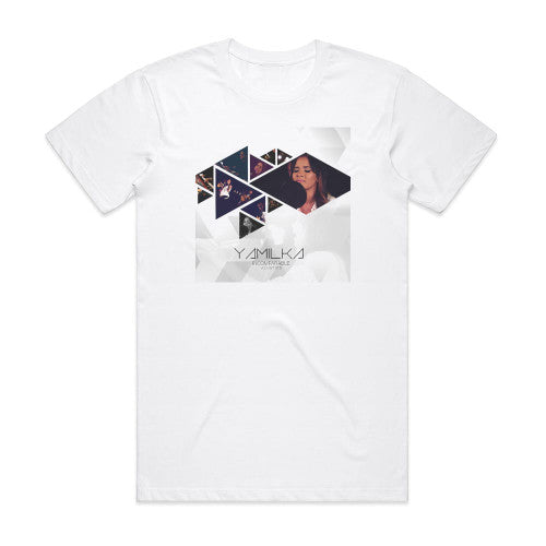 Yamilka Incomparable Acstico Album Cover T-Shirt White