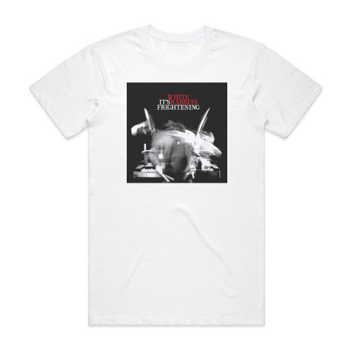 White Rabbits Its Frightening Album Cover T-Shirt White