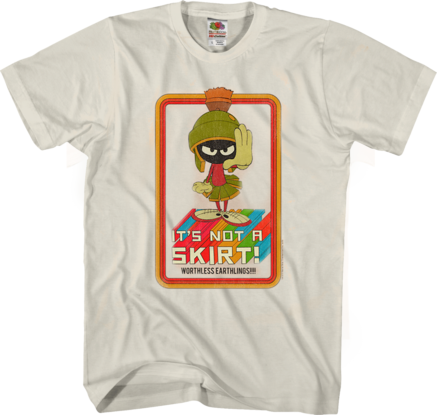 It's Not A Skirt Marvin The Martian Looney Tunes T-Shirt