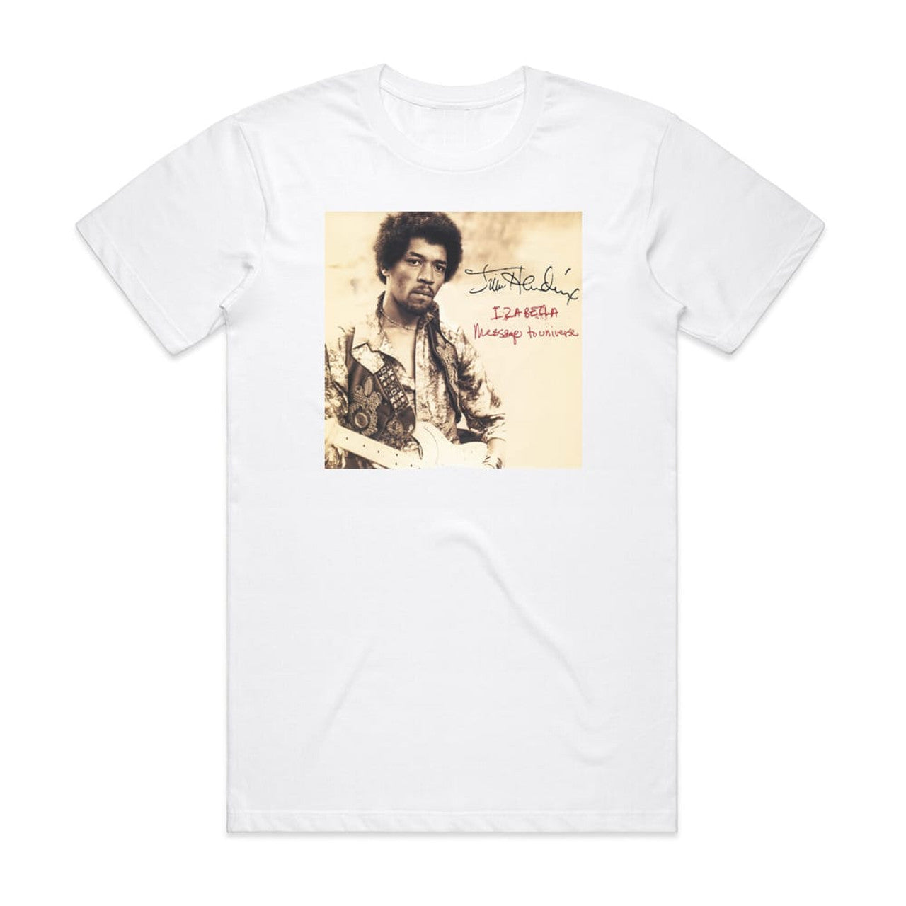 Jimi Hendrix Izabella T-Shirt White