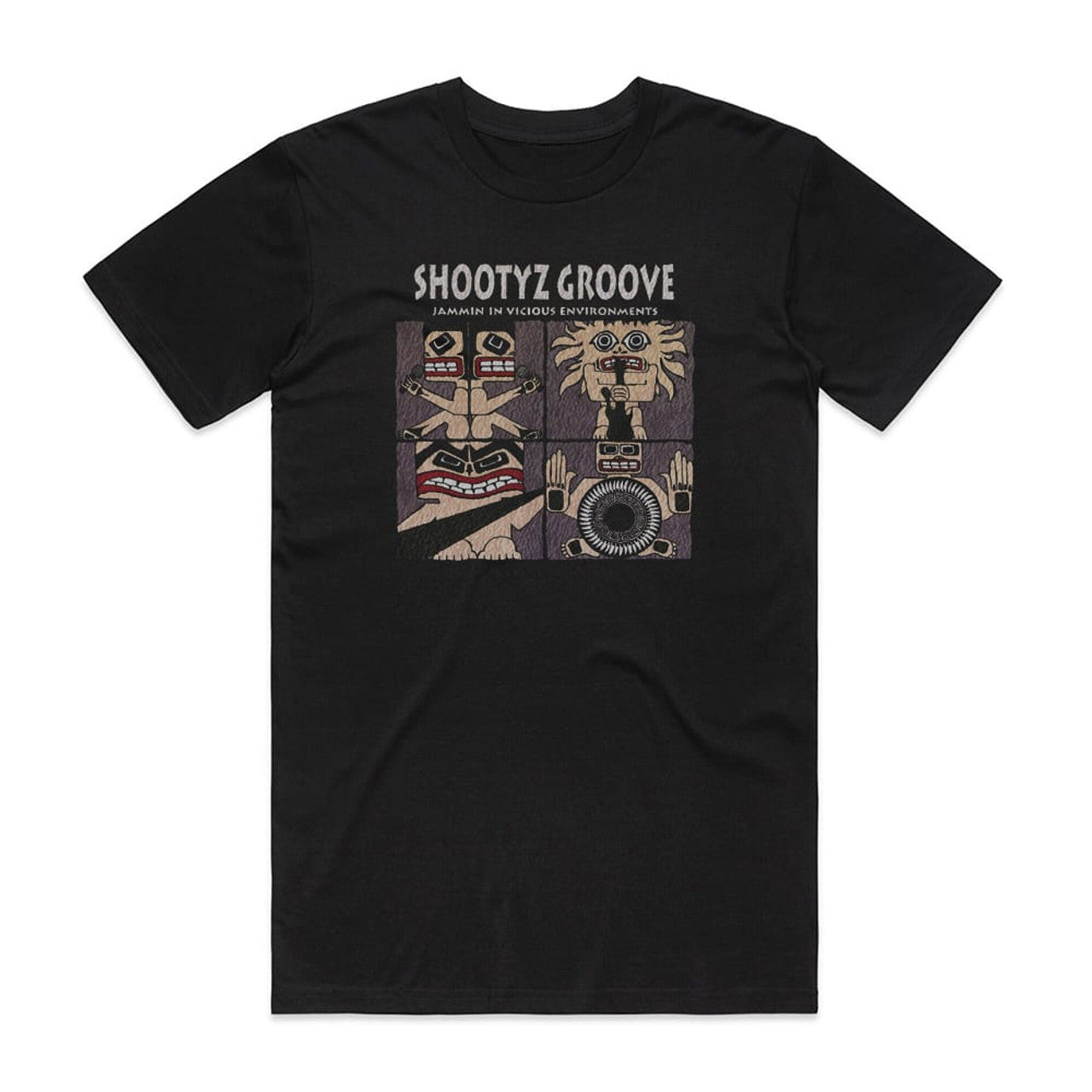 Shootyz Groove Jammin In Vicious Environments T-Shirt Black