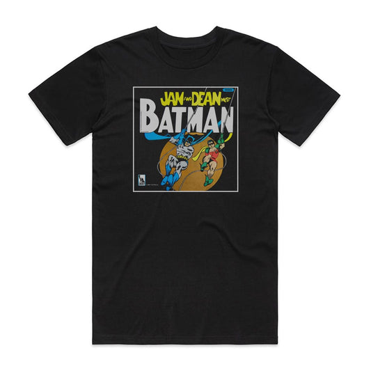 Jan and Dean Jan And Dean Meet Batman 1 T-Shirt Black