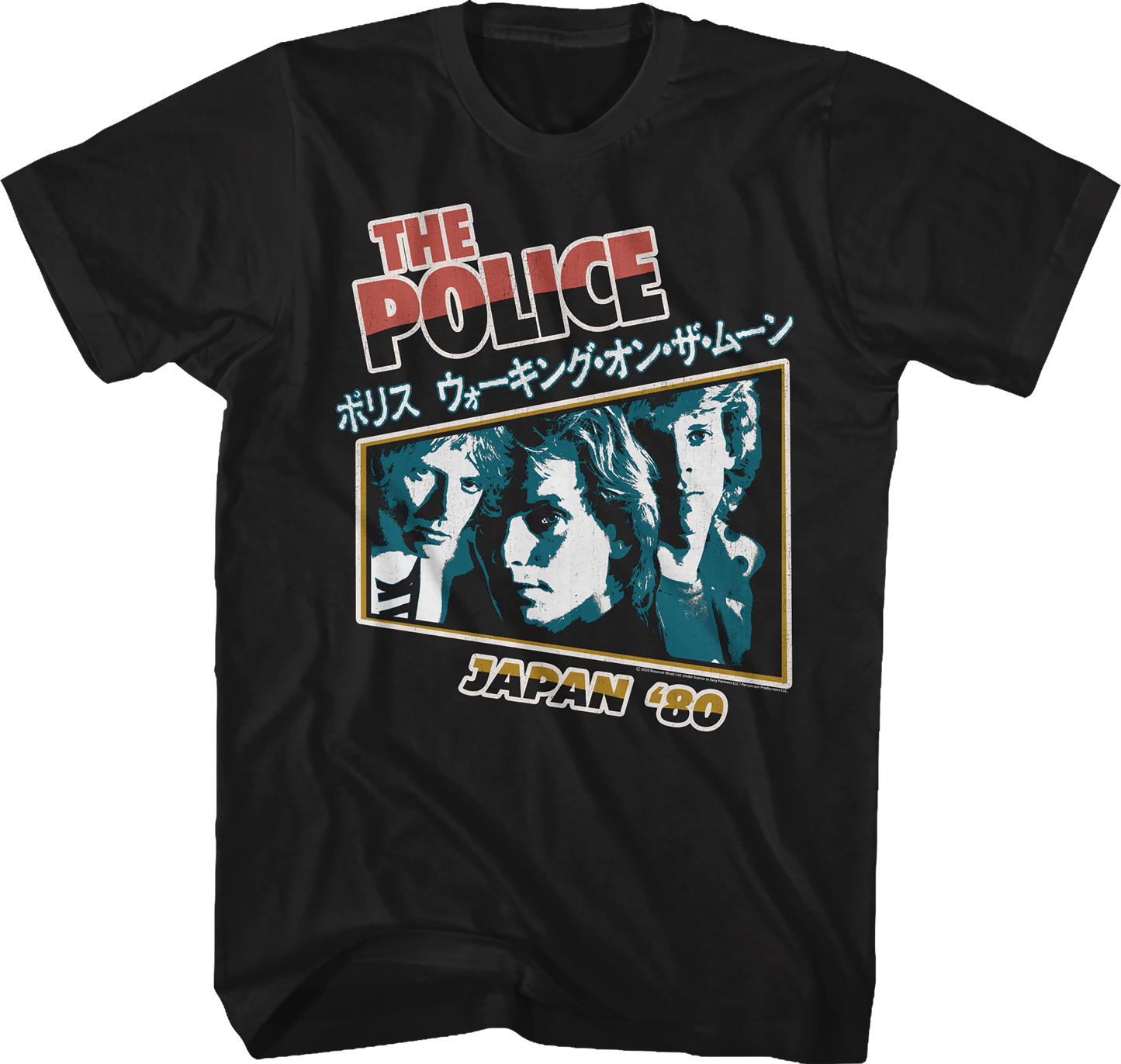 Japan '80 The Police T-Shirt