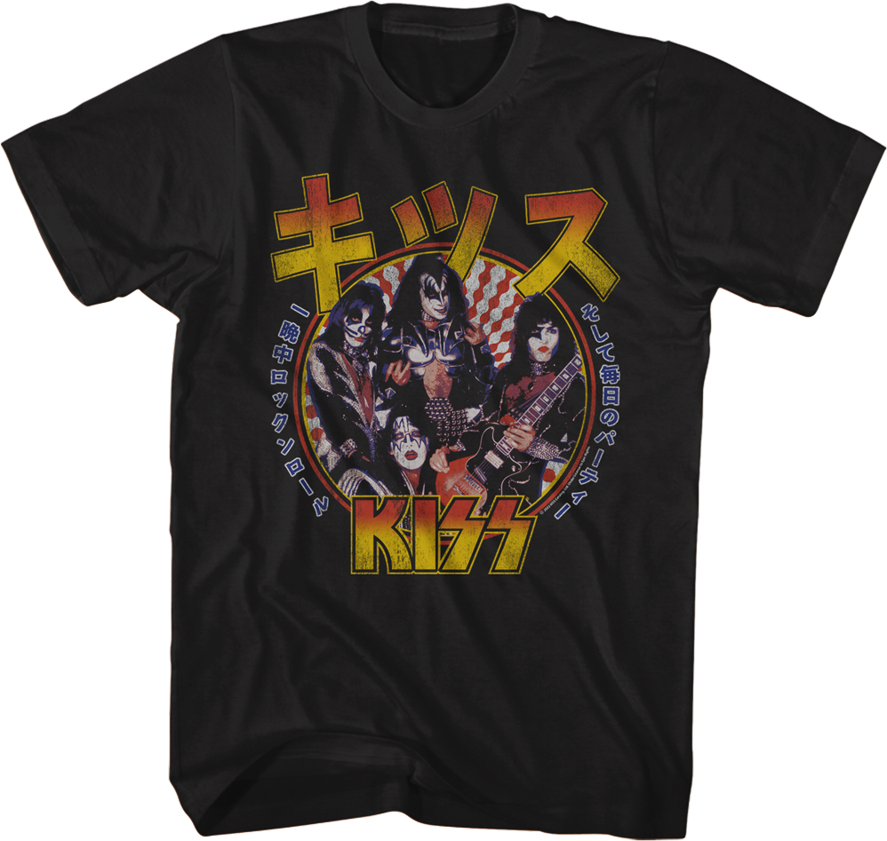 Japanese Poster KISS T-Shirt