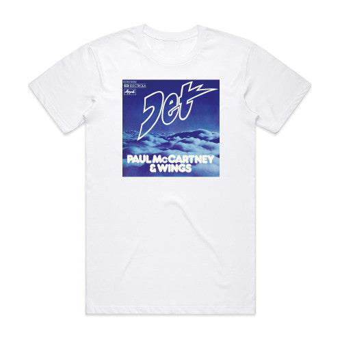 Wings Jet 1 Album Cover T-Shirt White