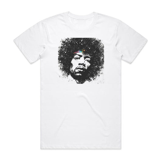 Jimi Hendrix Kiss The Sky 1 T-Shirt White