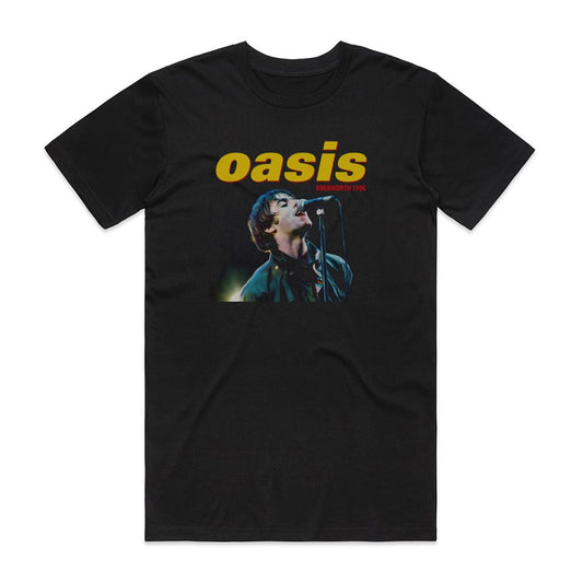 Oasis Knebworth 1996 T-Shirt Black