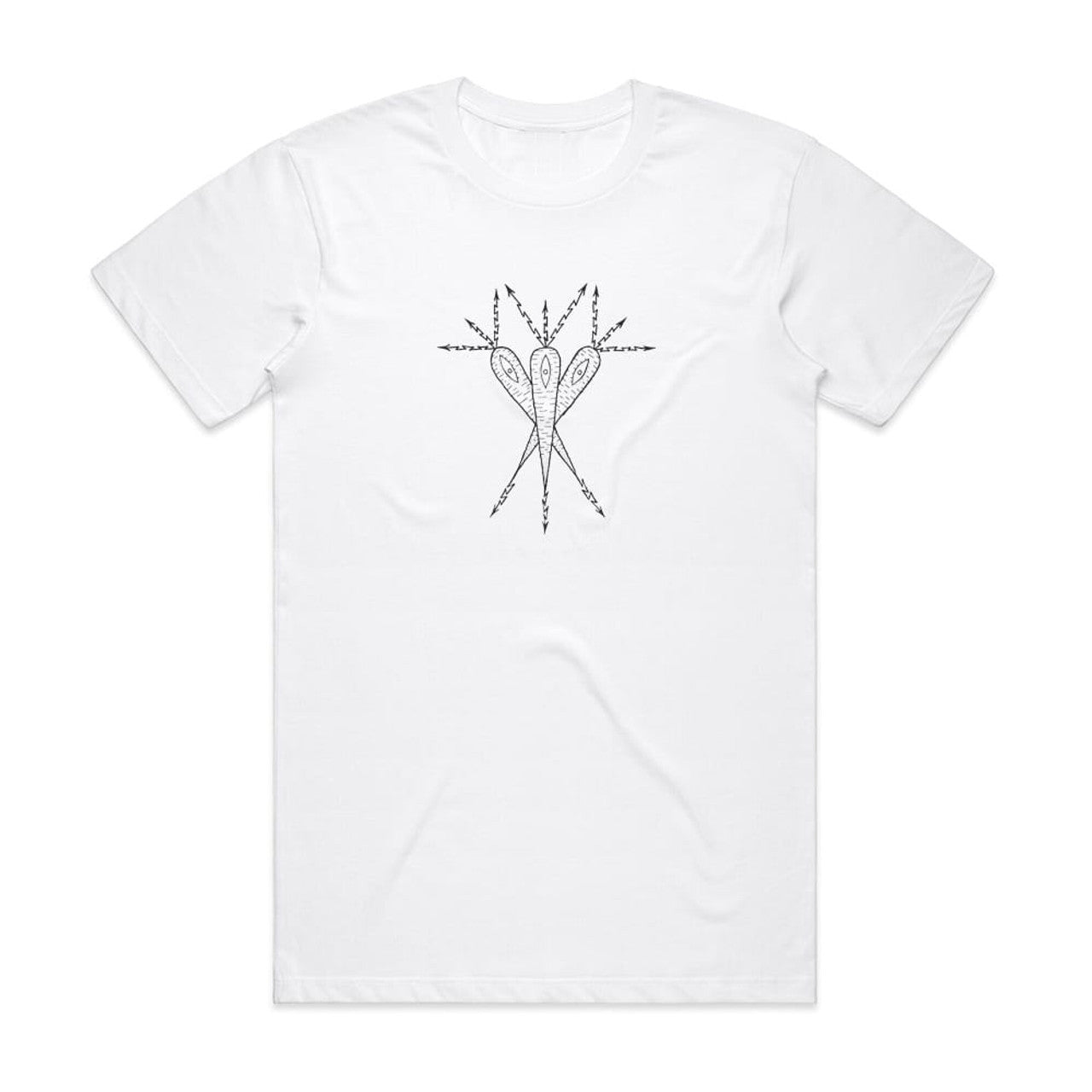 Oksennus Kolme Toista T-Shirt White