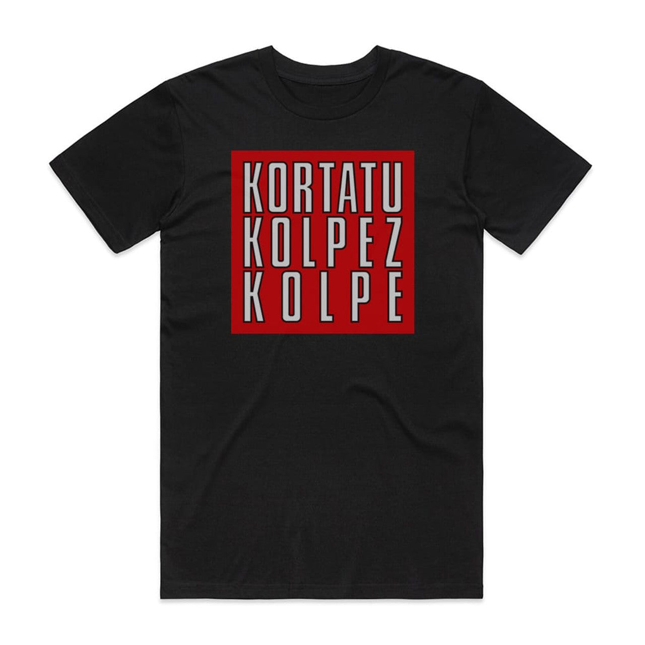 Kortatu Kolpez Kolpe T-Shirt Black