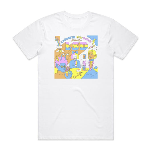 LSD Labrinth Sia Diplo Present Lsd T-Shirt White