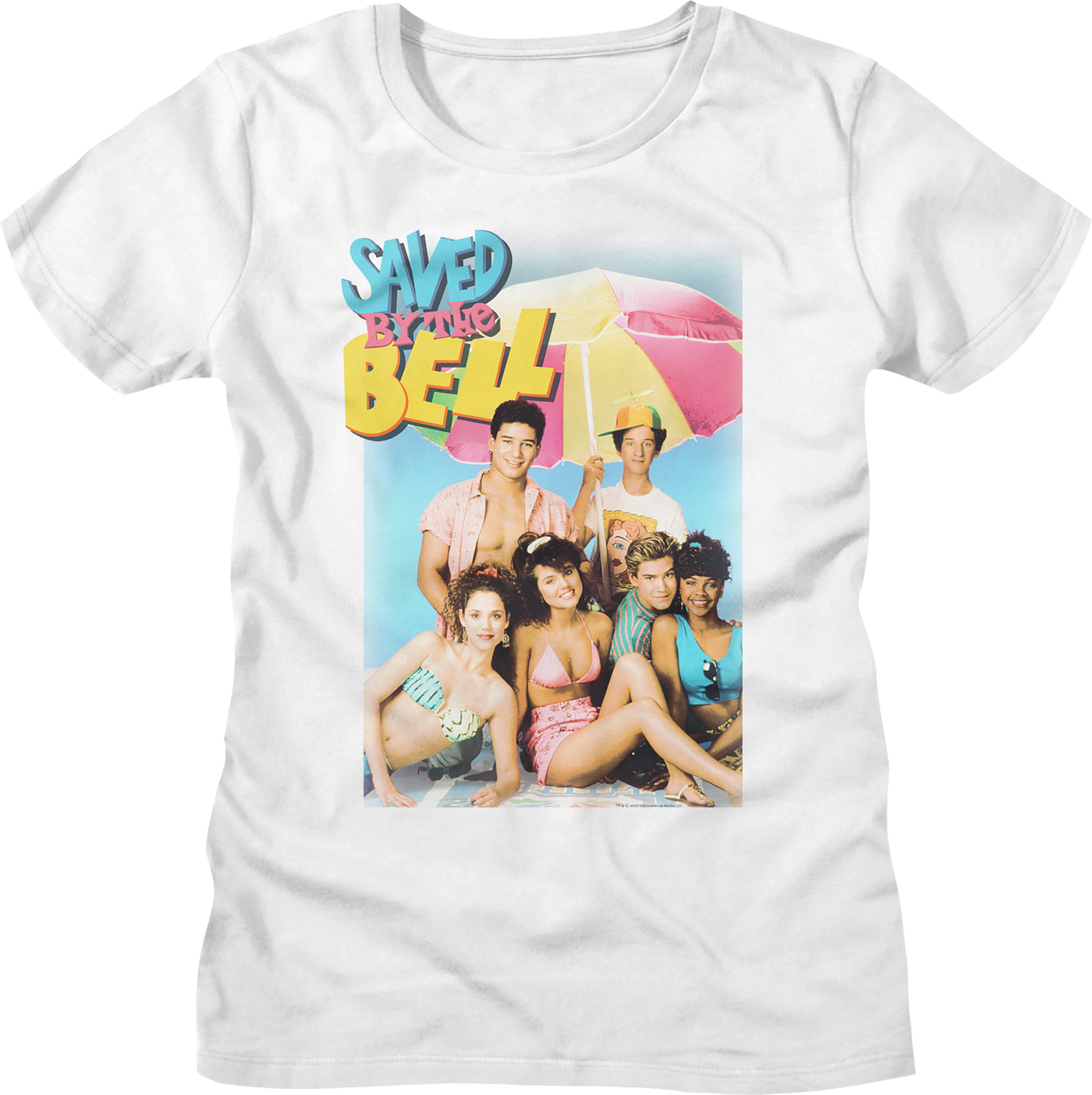 Womens On The Beach Saved By The Bell Shirt