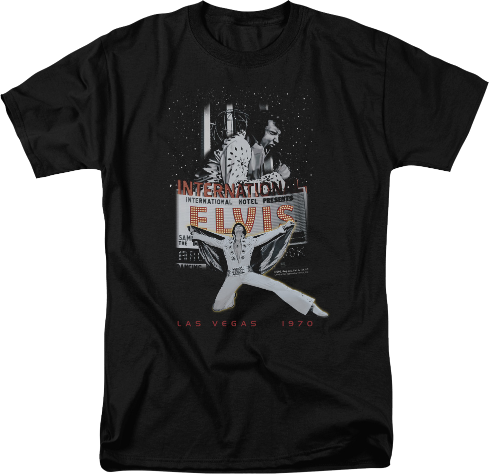 Las Vegas 1970 Elvis Presley T-Shirt