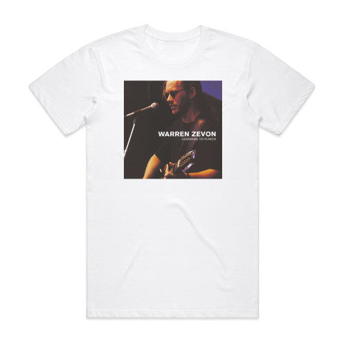 Warren Zevon Learning To Flinch Album Cover T-Shirt White