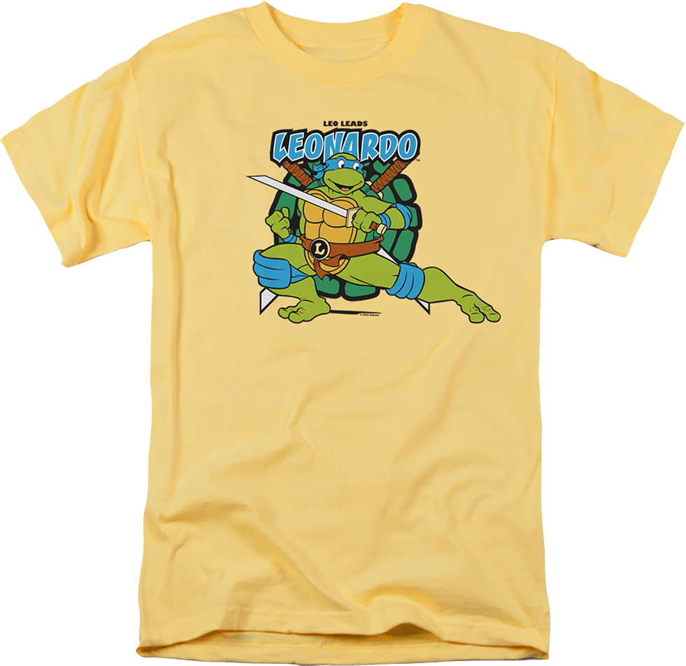 Leonardo Leads Teenage Mutant Ninja Turtles T-Shirt