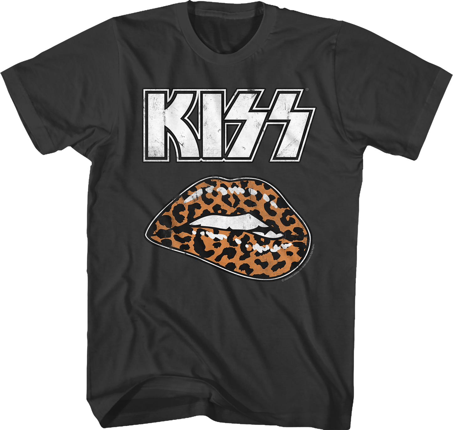 Leopard Lips KISS T-Shirt