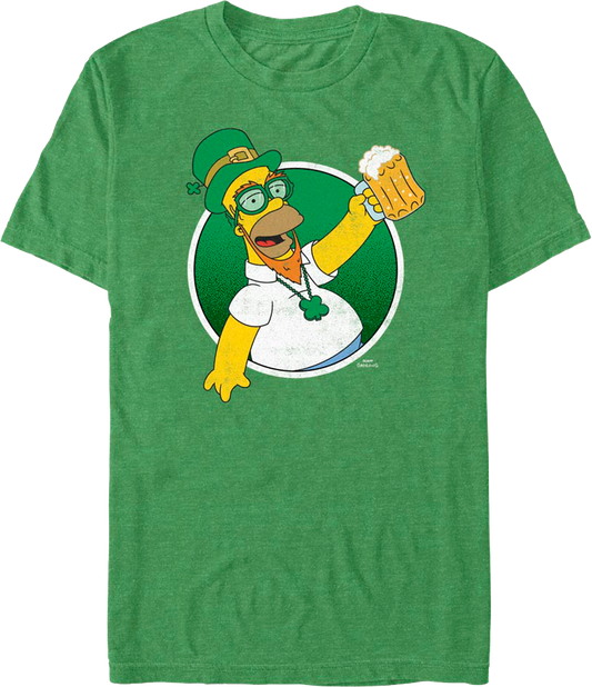 Leprechaun Homer Simpson T-Shirt