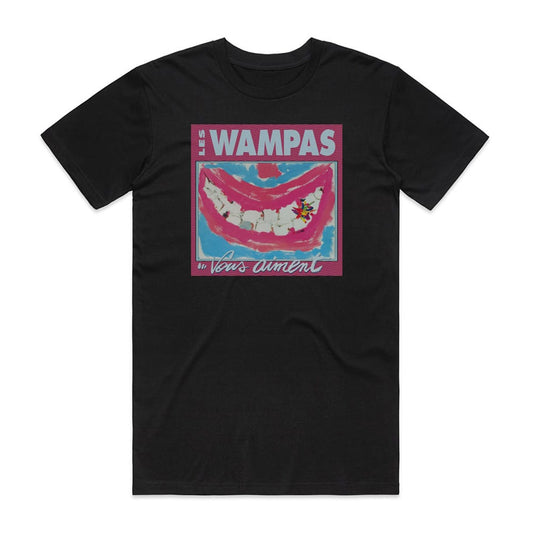 Les Wampas Les Wampas Vous Aiment T-Shirt Black