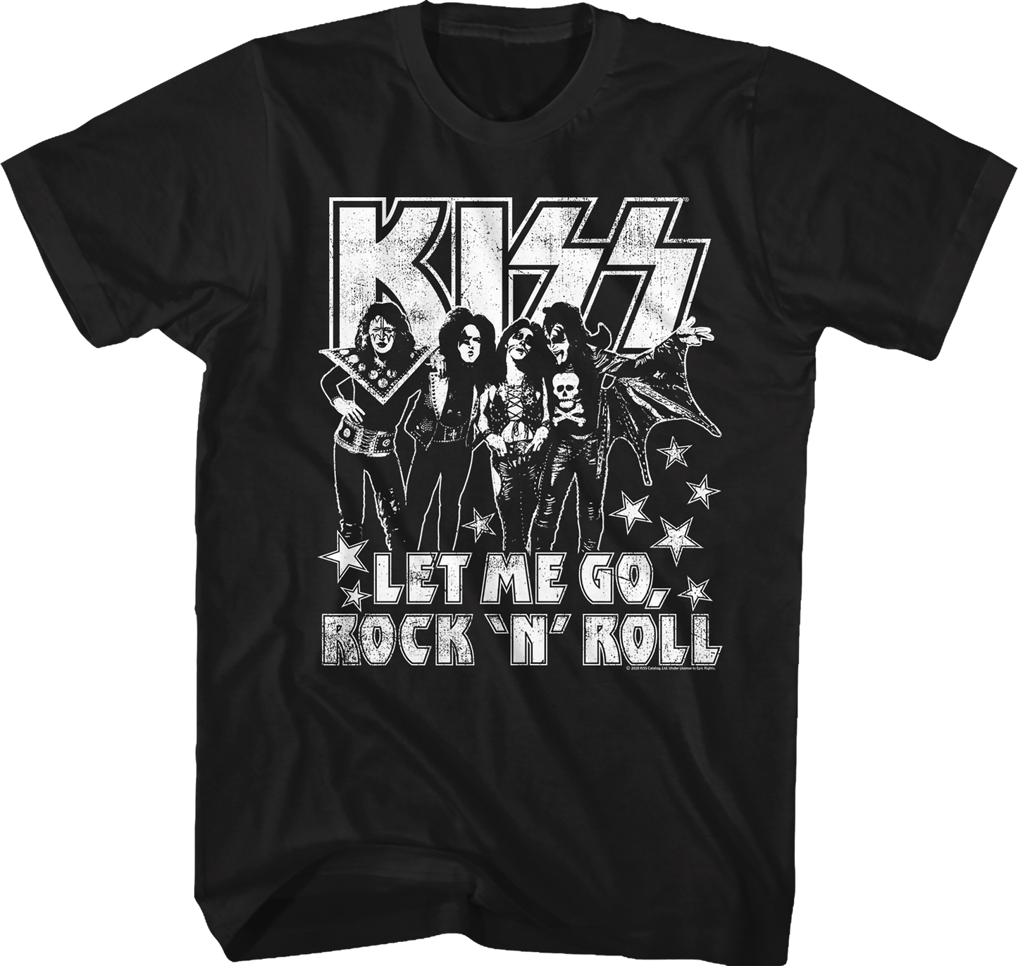 Let Me Go Rock 'N' Roll Kiss T-Shirt