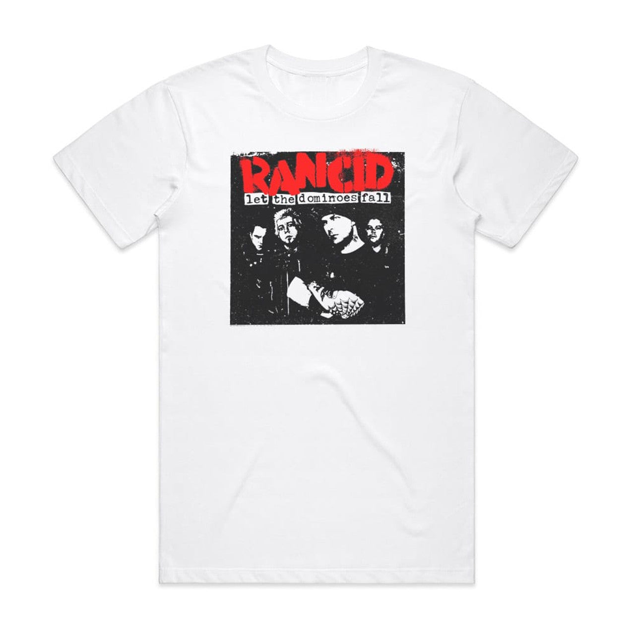 Rancid Let The Dominoes Fall 1 T-Shirt White