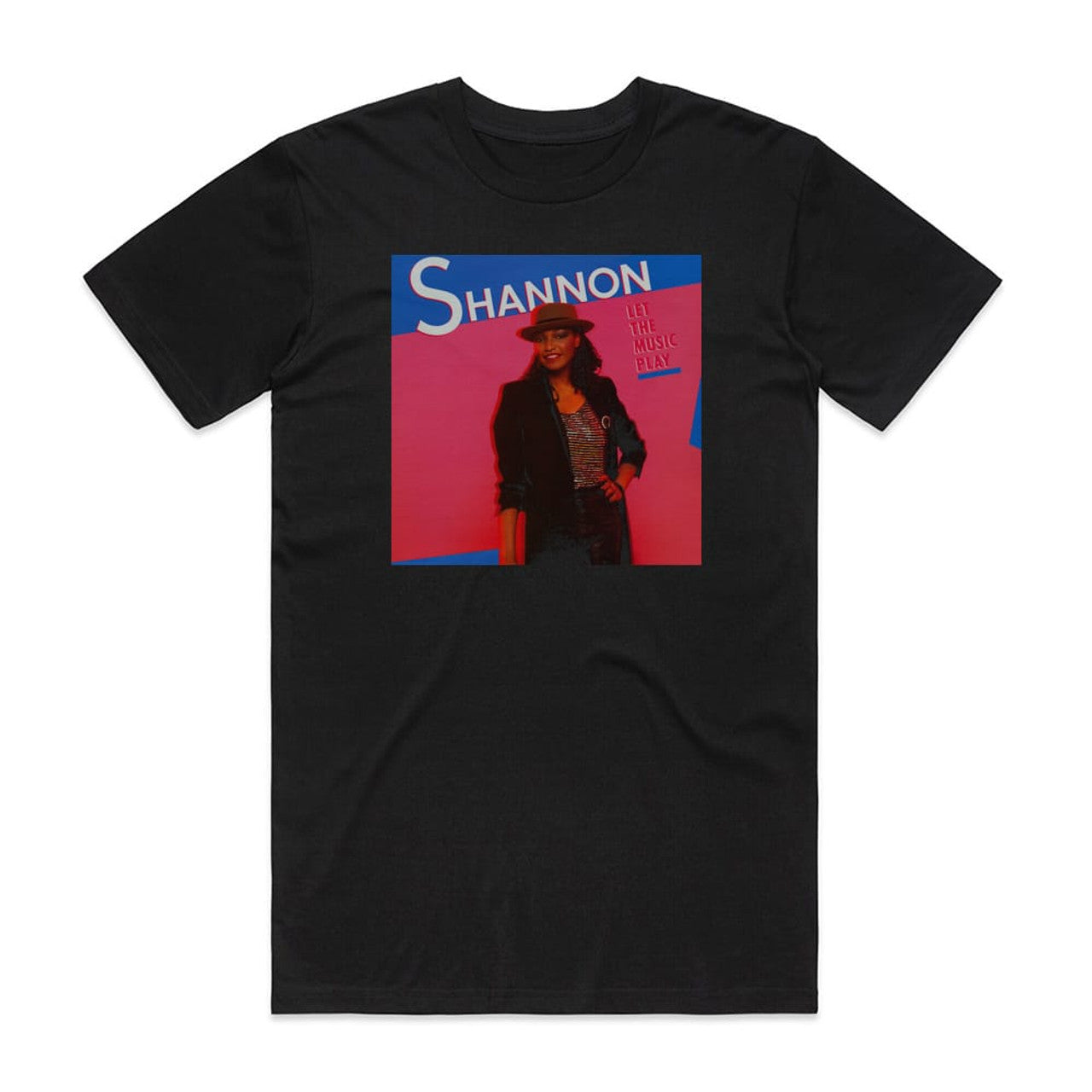 Shannon Let The Music Play T-Shirt Black