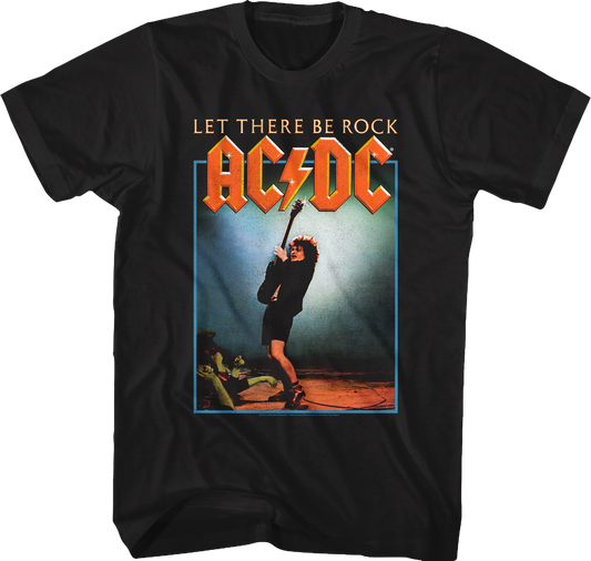 Let There Be Rock Album Cover ACDC Shirt