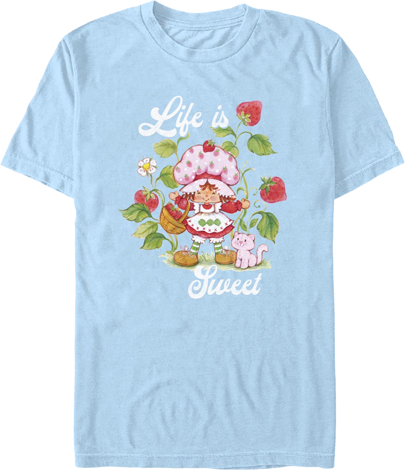 Vintage Life Is Sweet Strawberry Shortcake T-Shirt