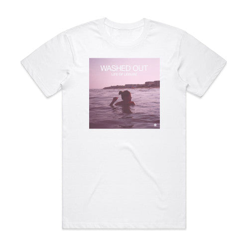 Washed Out Life Of Leisure Album Cover T-Shirt White