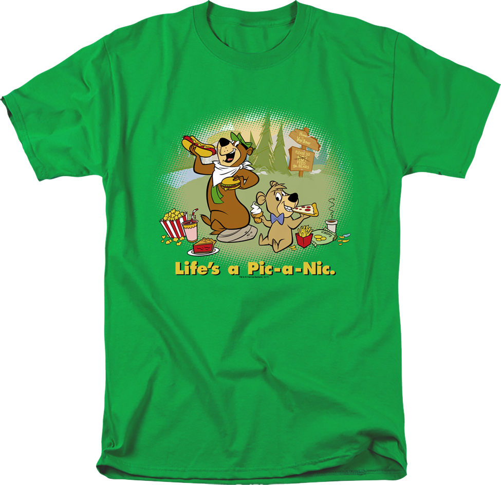 Life's A Pic-A-Nic Yogi Bear T-Shirt