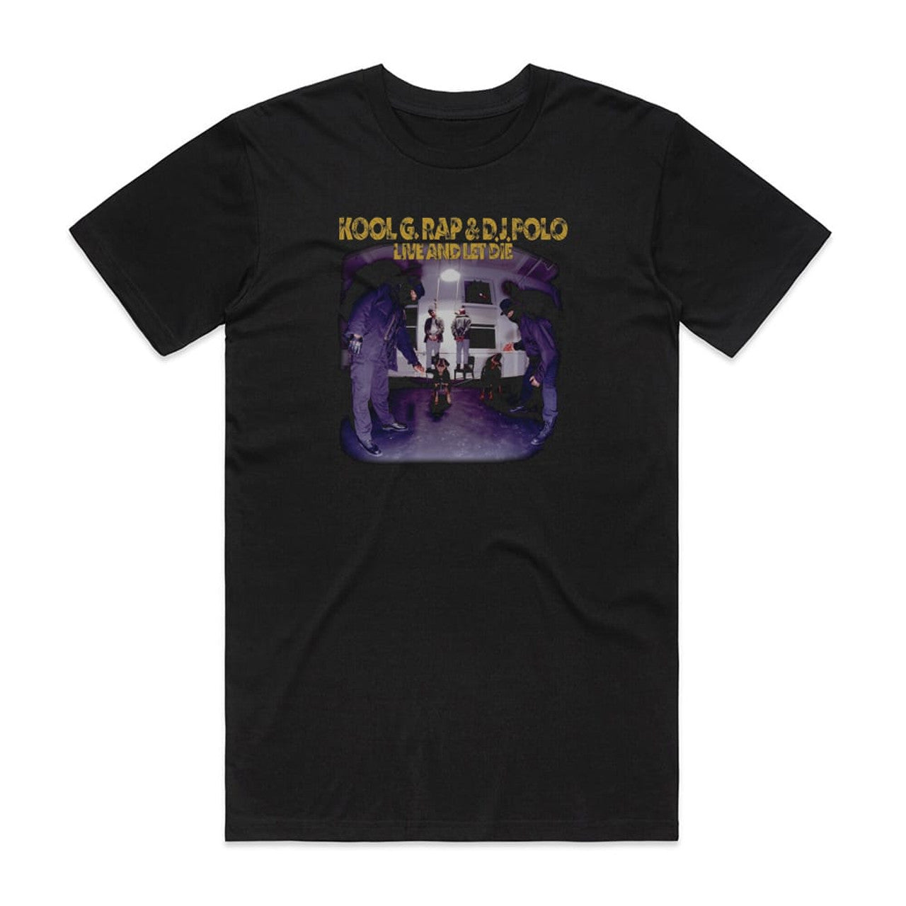 Kool G Rap and DJ Polo Live And Let Die T-Shirt Black