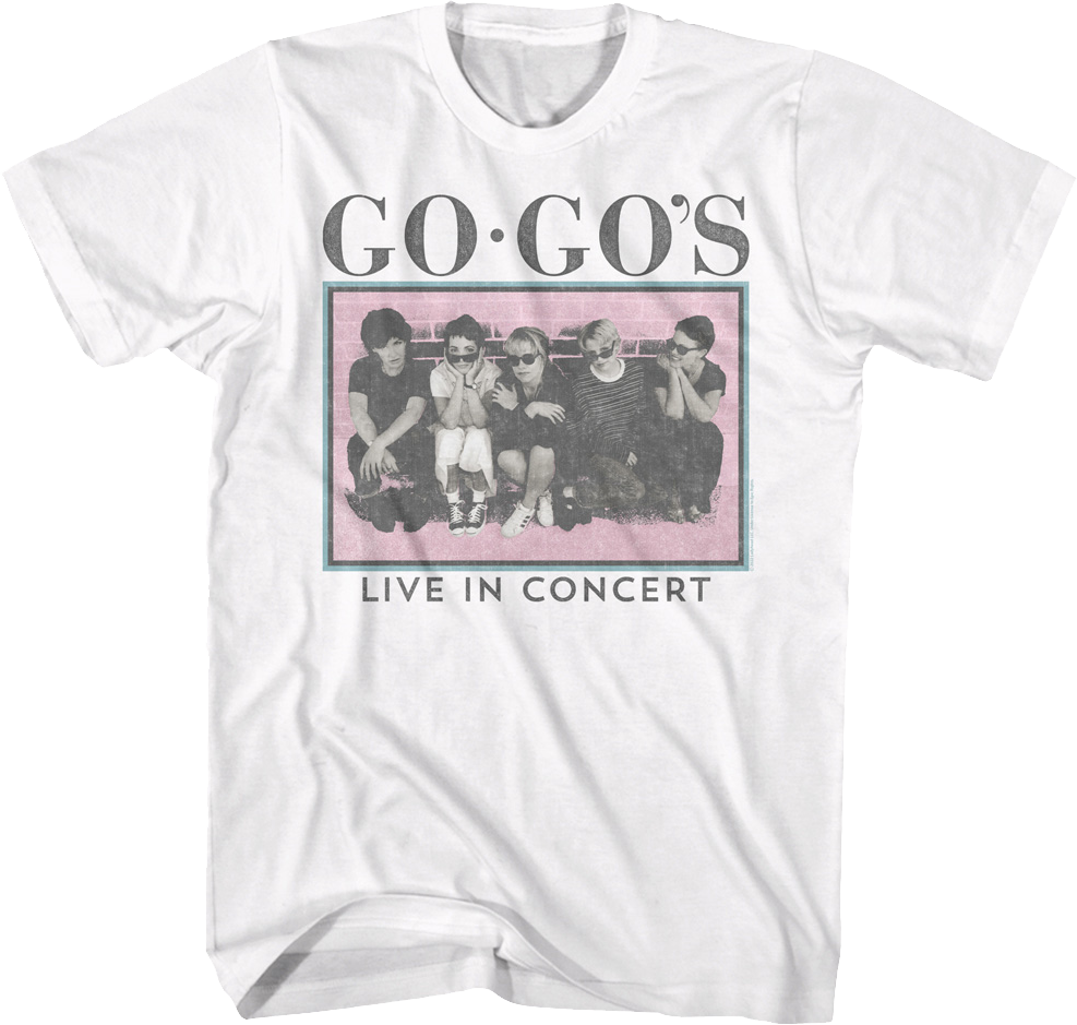 Live In Concert Go-Go's T-Shirt