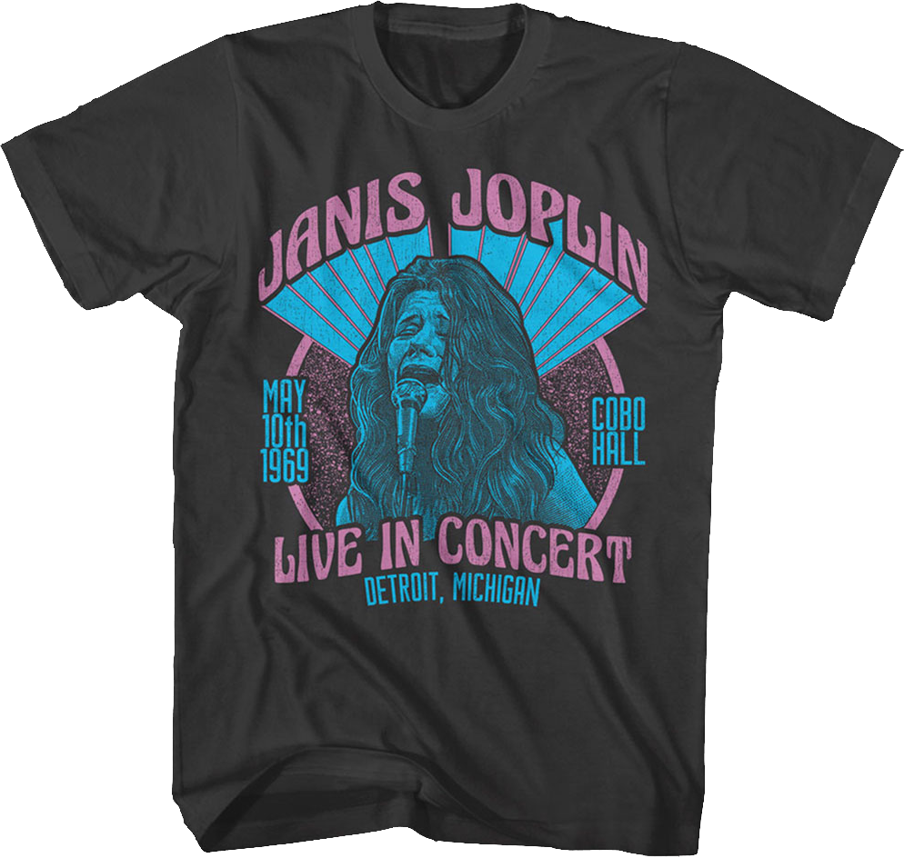 Live In Concert Janis Joplin T-Shirt