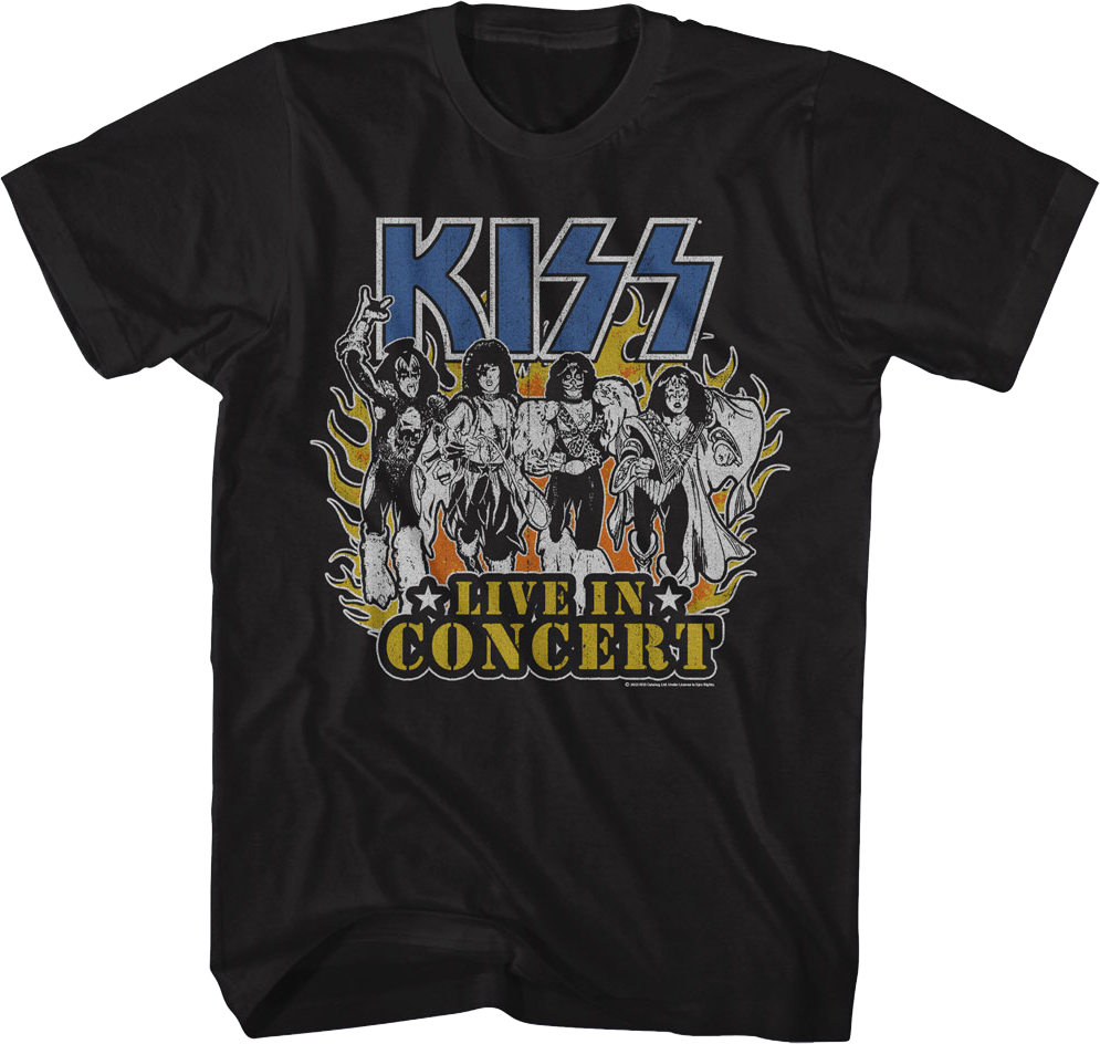 Live In Concert KISS T-Shirt