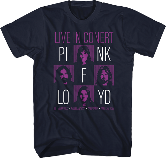 Live In Concert Pink Floyd T-Shirt