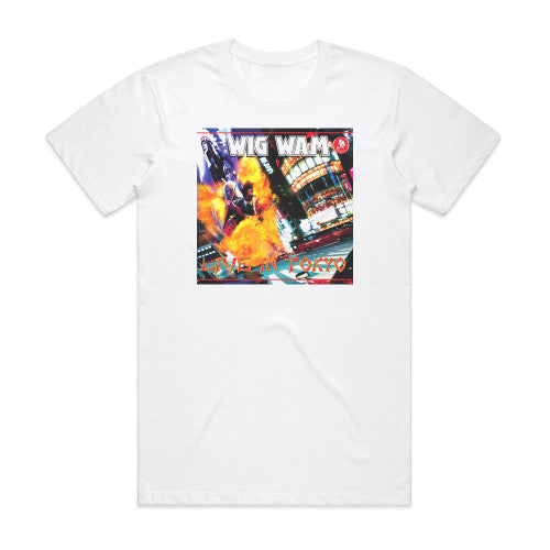 Wig Wam Live In Tokyo Album Cover T-Shirt White