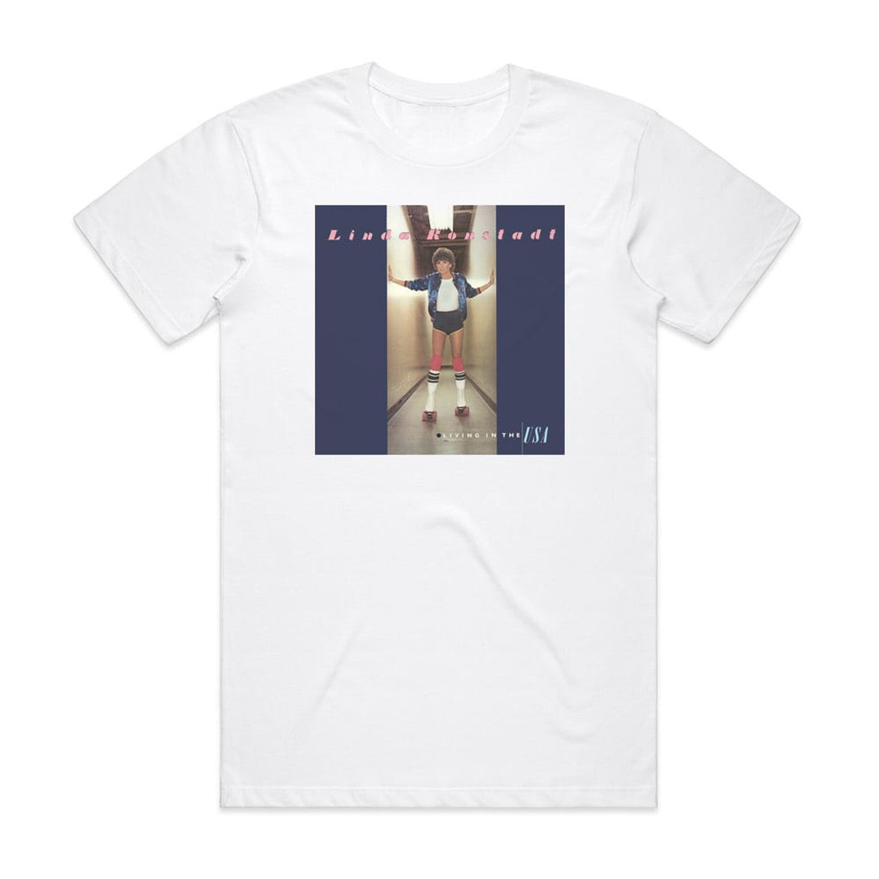 Linda Ronstadt Living In The Usa T-Shirt White