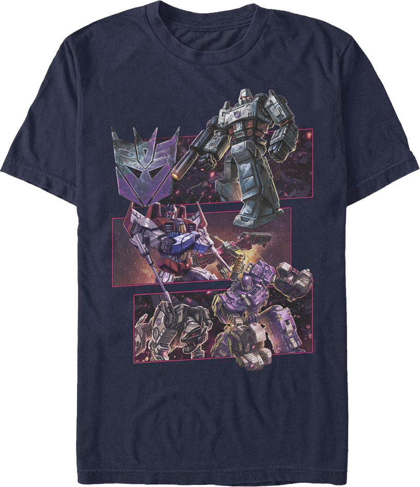 Logo And Decepticons Transformers T-Shirt