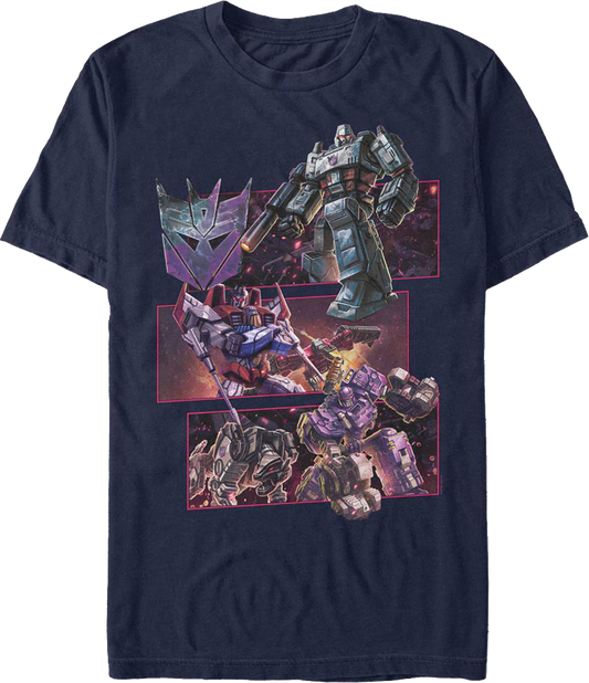 Logo And Decepticons Transformers T-Shirt